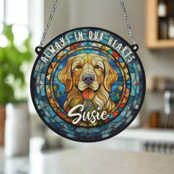 Golden Retriever Memorial Suncatcher, 4 of 6