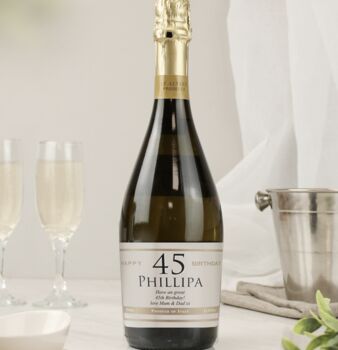 Personalised Big Birthday Prosecco, 3 of 3