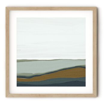 Sky And Seascape Abstract Art Print, 3 of 4