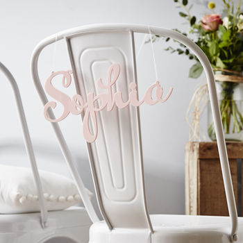 Personalised Wedding Chair Sign, 3 of 11