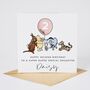 Personalised Winnie The Pooh + Friends Daughter 2nd Birthday Card *Age Options, thumbnail 1 of 3