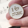Music Lovers Enamel Lapel Pin, thumbnail 7 of 11