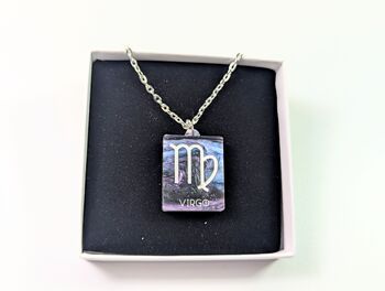 Zodiac Sign Necklace Star Sign Astrological Pendant, 2 of 11