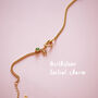 'Tie The Knot' Curb Chain Necklace Bridesmaid Gift, thumbnail 4 of 8