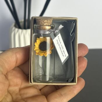 Miniature Personalised Sunflower In A Bottle Keepsake, 3 of 12