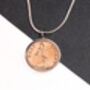1936 90th Birthday Half Penny Coin Pendant Gift, thumbnail 1 of 5