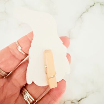 Six X Christmas Gnome Glitter Drinks Toppers, Cocktails, Mulled Wine, Festive Drinks, Scandinavian Gnom, 7 of 7