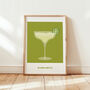 Margarita Print, Cocktail Print, thumbnail 1 of 10