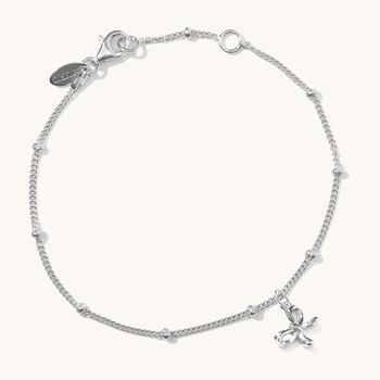 Bow Bracelet Silver Or 18ct Gold Plated Vermeil, 3 of 5