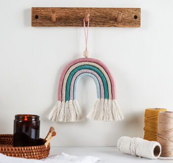 Make Your Own Misty Macrame Rainbow Craft Kit, 6 of 11