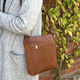Women's Leather Shoulder Bag, Cross Body Bag, thumbnail 4 of 6