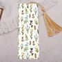 Meadow Flowers Bookmark With Coloured Tassel, thumbnail 1 of 3
