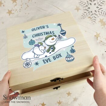 Personalised The Snowman Christmas Eve Box, 2 of 3
