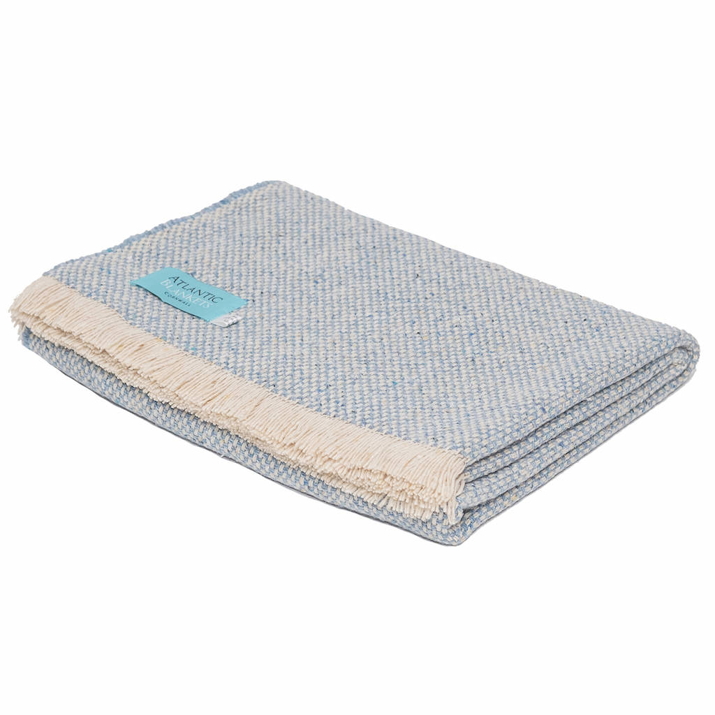 recycled british wool picnic blanket by atlantic blankets ...