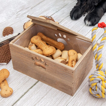 Personalised Wooden Dog Treat Box, 3 of 9