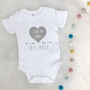 I Love You This Much Personalised Babygrow, thumbnail 4 of 10