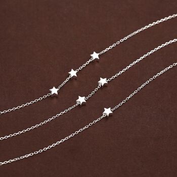 Extra Tiny Star Necklace In Sterling Silver, 3 of 11
