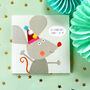 Baby Boy Mouse Card, thumbnail 1 of 5