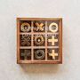 Personalised Luxury Wooden Tic Tac Toe Game, thumbnail 1 of 9