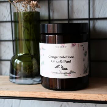 Personalised Engagement Candle, 3 of 3