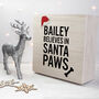 Personalised Pets Santa Paws Christmas Eve Box, thumbnail 3 of 6