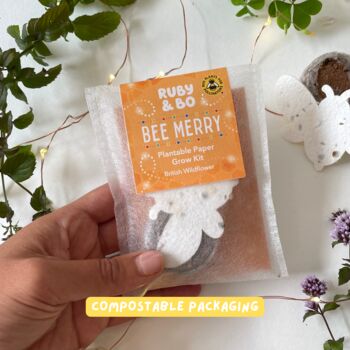 Bee Merry Plantable Paper Grow Kit, 4 of 6
