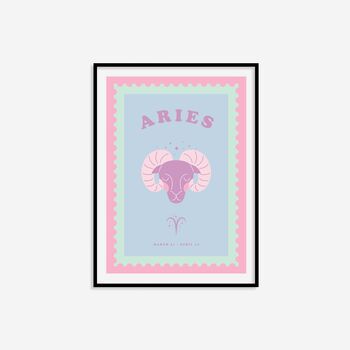 Children's Aries Zodiac Print, 5 of 7