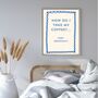 A4 Typography Print How Do I Take My Coffee? Very Seriously, thumbnail 2 of 5