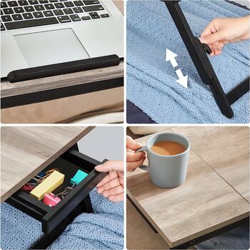 Laptop Desk Laptop Tray Serving Tray Snack Food Tray, 8 of 9