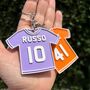 Personalised Football Shirt Keyring, thumbnail 6 of 7