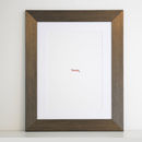A3 Wide Bronze Frame By Picture That Frame | notonthehighstreet.com