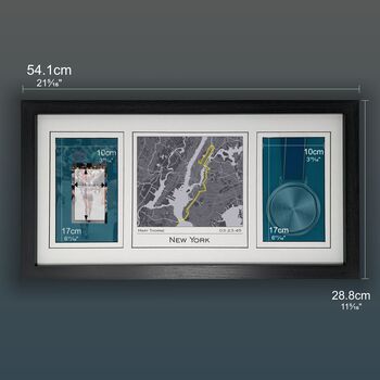 Any Marathon Inc Virtual Photo, Medal And Map Frame, 4 of 11