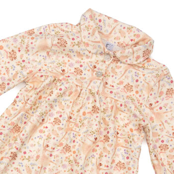 Ballerina Brushed Cotton Long Sleeved Nightie, 2 of 3