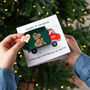 Santa's Truck Loads Of Reasons… Keepsake Card, thumbnail 4 of 4