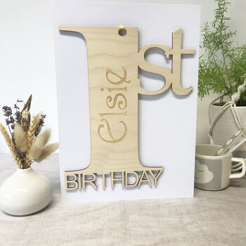 Personalised 1st Birthday Card, 6 of 12