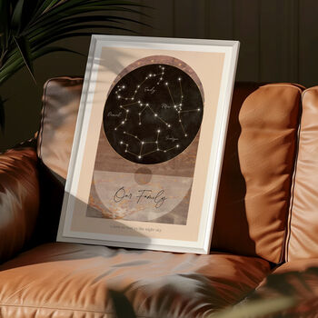 Personalised Family Constellation Abstract Art Print, 5 of 7