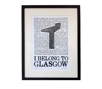 I Belong To Glasgow Print, 4 of 5