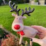 Christmas Rudolf Character Decoration, thumbnail 2 of 4