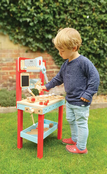 Pretend Play Workbench With Tools And 25 Accessories, 2 of 4