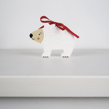 Polar Bear Christmas Tree Decoration, 6 of 7