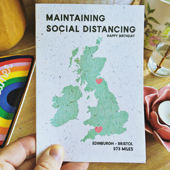 Social Distancing Personalised Card, 3 of 3