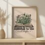 Addicted To The Next Chapter, Book Lover Gift, Book Art Print, thumbnail 3 of 4