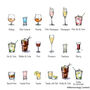 I Love You Merry Christmas Drinks Print, thumbnail 2 of 7