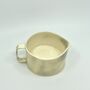Handmade Ceramic Porcelain Sauce Dish Milk Jar Mug, thumbnail 3 of 4
