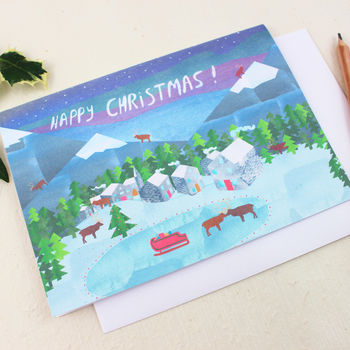 North Pole Christmas Card, 2 of 4