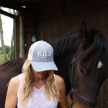 Equestrian Baseball Cap For Horse Riders, 8 of 11