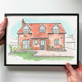 Personalised House Portrait, 2 of 12