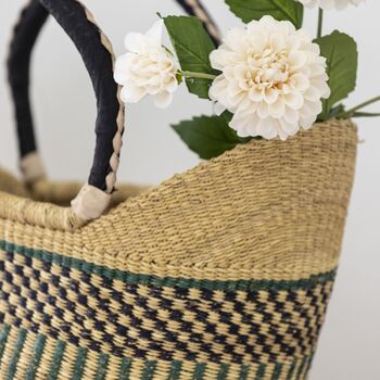 Kisi Handwoven Shopping Basket, 5 of 6