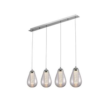 Integrated LED Four Light Crystal Bar Ceiling Pendant, 2 of 2