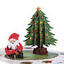 Merry Christmas Tree Pop Up Gift Cards With Santa, thumbnail 2 of 5